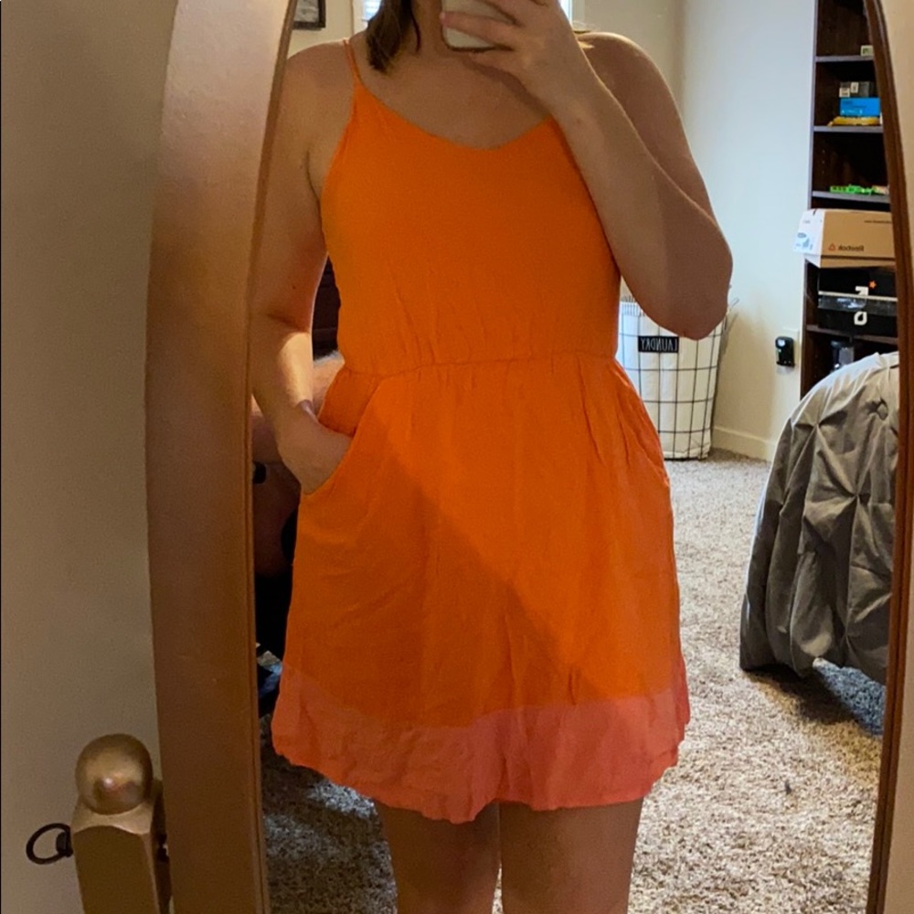 Orange & Pink Dress